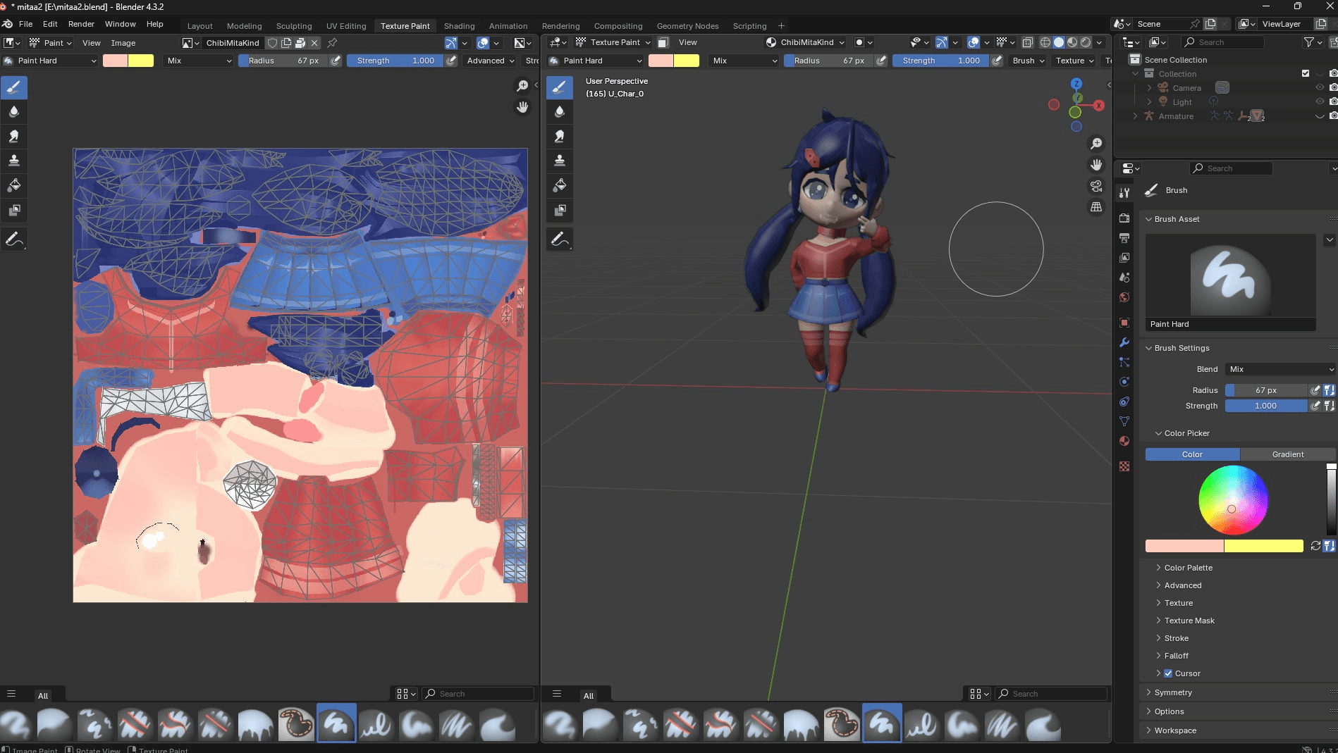 Blender 4.3 Workspace