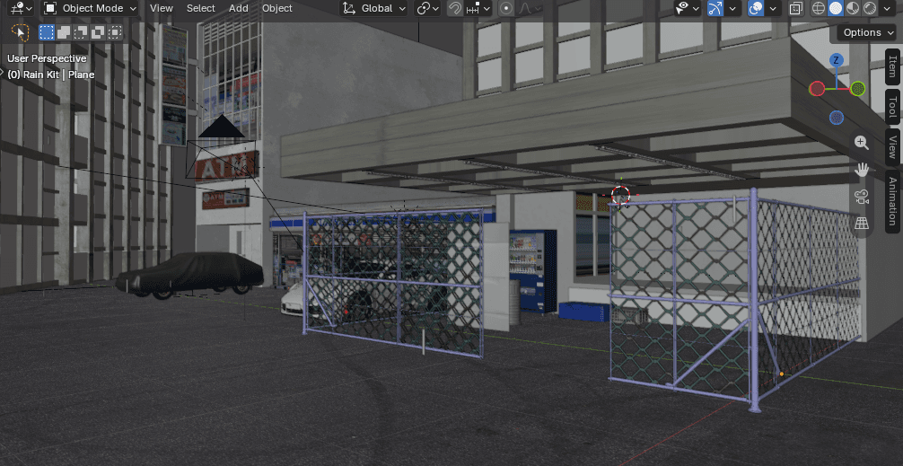 Blender 3D Workspace